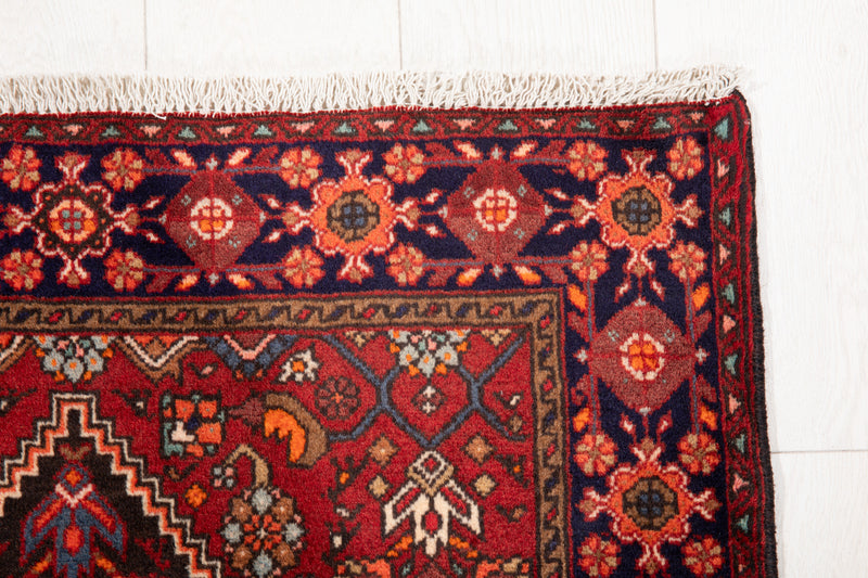 4' x 2' 5" Excellent Hand-Knotted Collectible Vintage Tribal Rug - Yasi & Fara 