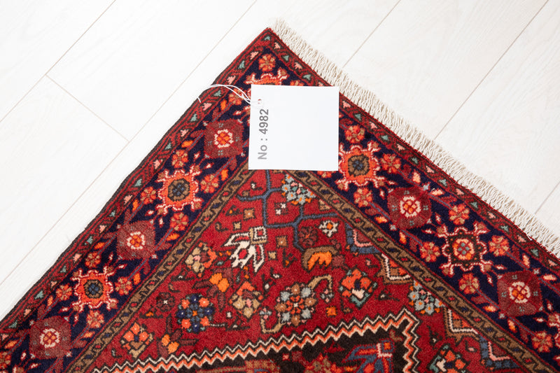 4' x 2' 5" Excellent Hand-Knotted Collectible Vintage Tribal Rug - Yasi & Fara 