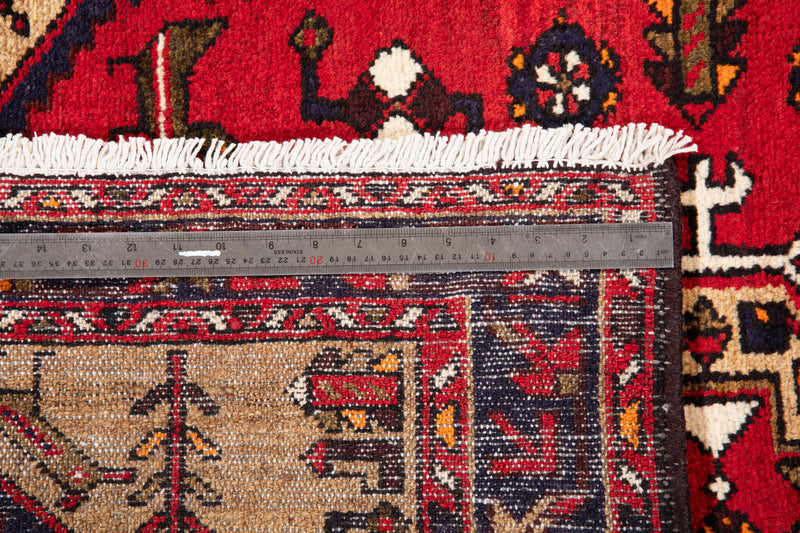 4' 10" x 3' 3" Excellent Hand-Knotted Vintage Tribal Rug - Yasi & Fara 