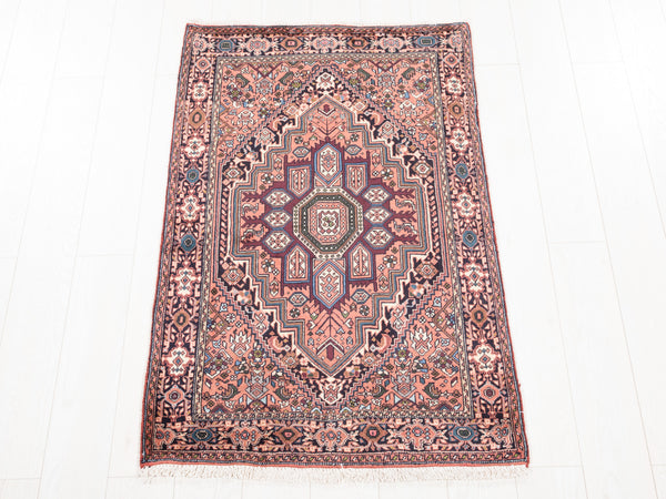 4' 6" x 2' 9" Excellent Hand-Knotted Collectible Vintage Tribal Rug - Yasi & Fara 