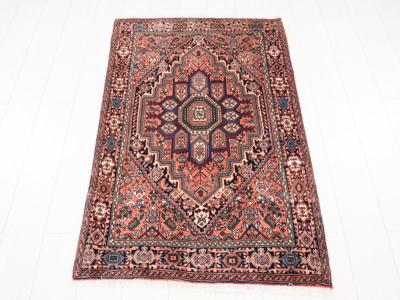 4' 6" x 2' 9" Excellent Hand-Knotted Collectible Vintage Tribal Rug - Yasi & Fara 