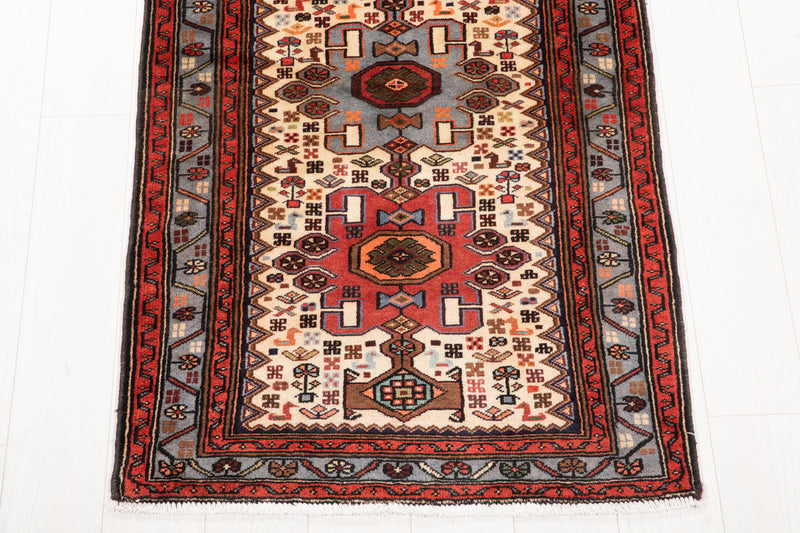 4' 11" x 2' 9" Excellent Hand-Knotted Vintage Tribal Rug - Yasi & Fara 