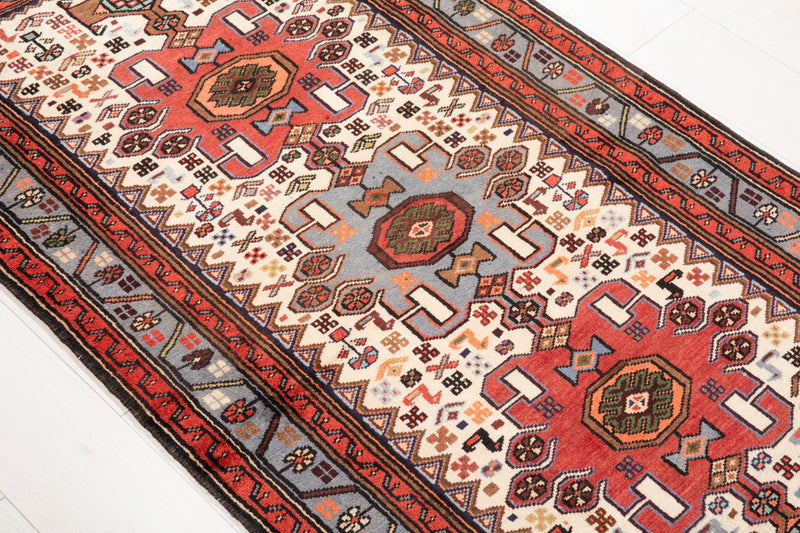 4' 11" x 2' 9" Excellent Hand-Knotted Vintage Tribal Rug - Yasi & Fara 
