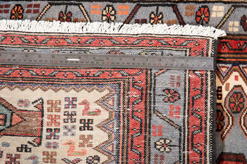 4' 11" x 2' 9" Excellent Hand-Knotted Vintage Tribal Rug - Yasi & Fara 