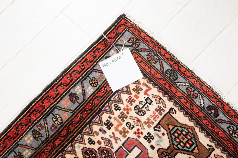 4' 11" x 2' 9" Excellent Hand-Knotted Vintage Tribal Rug - Yasi & Fara 