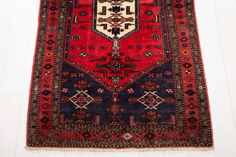 6' 7" x 3' 8" Excellent Hand-Knotted Vintage Tribal Rug - Yasi & Fara 