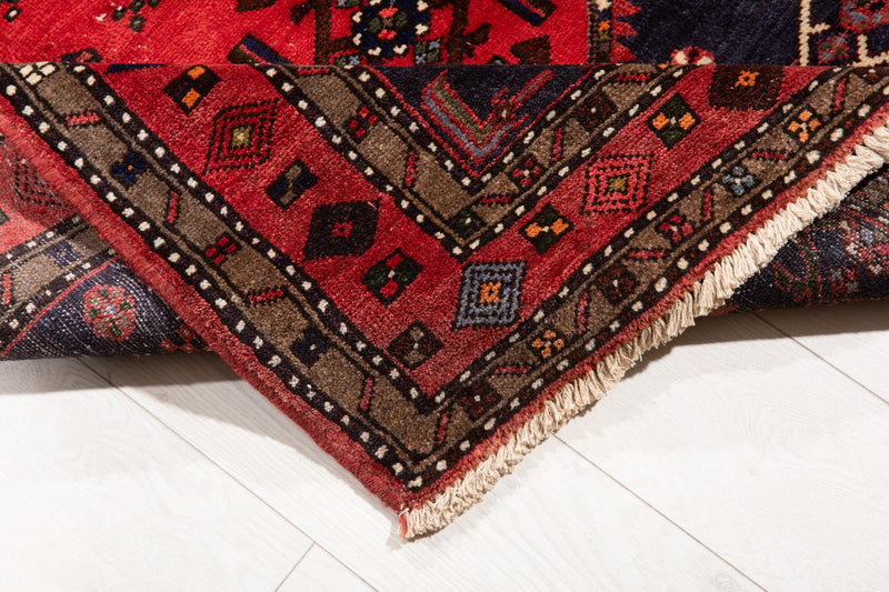 6' 7" x 3' 8" Excellent Hand-Knotted Vintage Tribal Rug - Yasi & Fara 