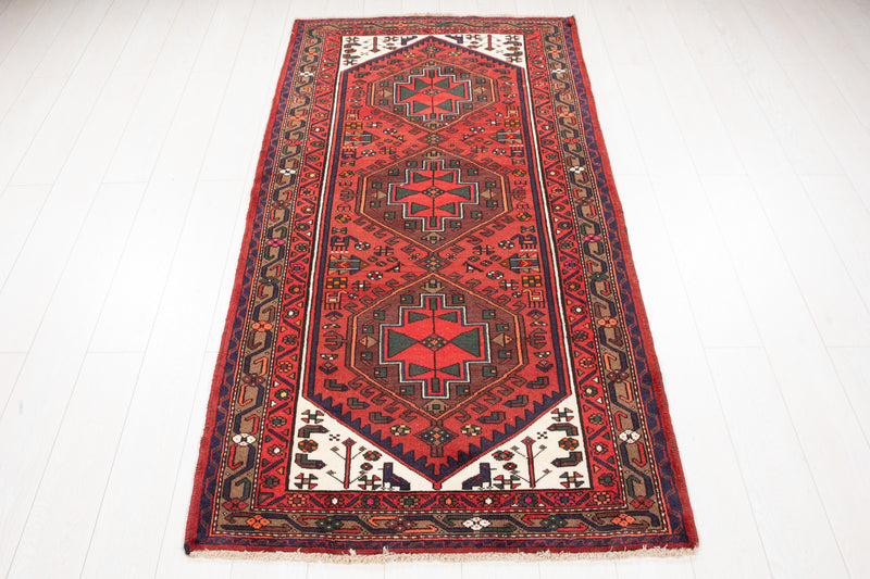 6' 8" x 3' 4" Excellent Hand-Knotted Vintage Tribal Rug - Yasi & Fara 