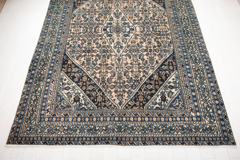 11' 3" x 8' 2" Excellent Hand-Knotted Antique Collectible Area Rug - Yasi & Fara 
