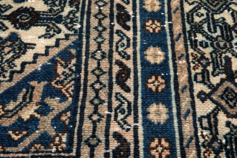 11' 3" x 8' 2" Excellent Hand-Knotted Antique Collectible Area Rug - Yasi & Fara 