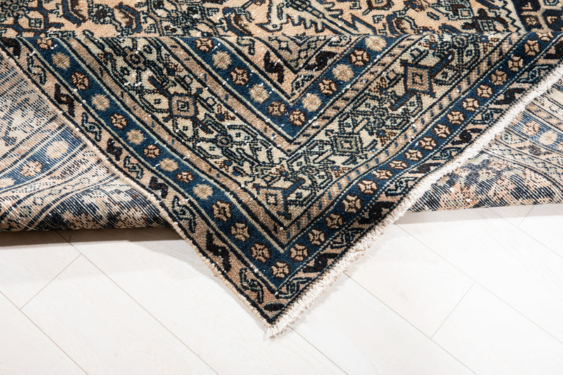 11' 3" x 8' 2" Excellent Hand-Knotted Antique Collectible Area Rug - Yasi & Fara 
