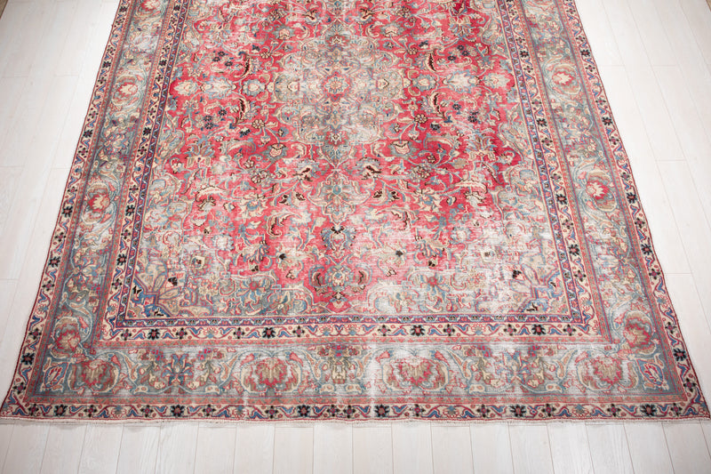 11' 10" x 8' 8" Excellent Hand-Knotted Antique Collectible Large Area Rug - Yasi & Fara 