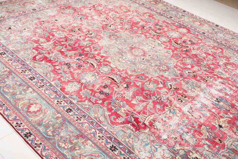 11' 10" x 8' 8" Excellent Hand-Knotted Antique Collectible Large Area Rug - Yasi & Fara 