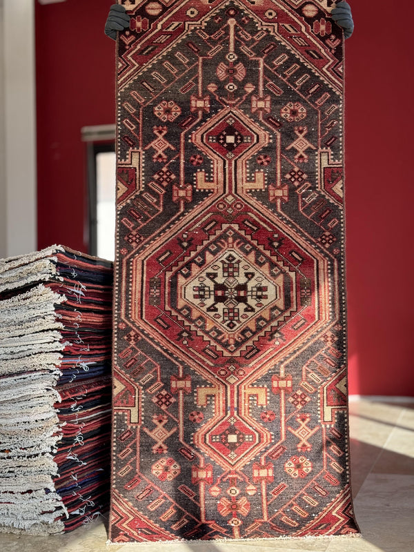 6' 1" x 2' 7" Excellent Hand-Knotted Vintage Tribal Rug - Yasi & Fara 
