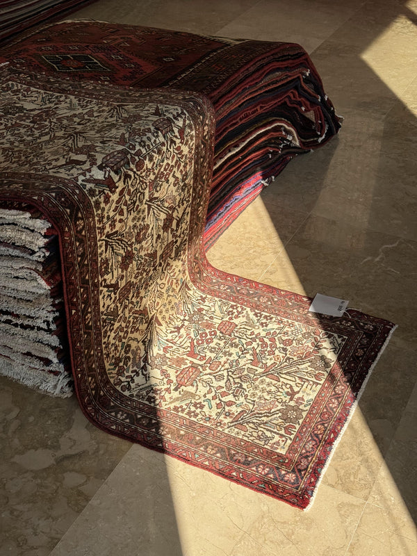 6' 7" x 2' 7" Excellent Hand-Knotted Collectible Vintage Tribal Rug - Yasi & Fara 
