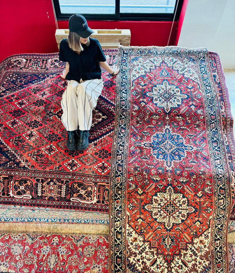 9' 9" x 4' Excellent Hand-Knotted Collectible Tribal Runner Rug - Yasi & Fara 