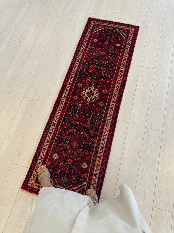 6' 3" x 2' Excellent Hand-Knotted Vintage Small Runner Rug - Yasi & Fara 
