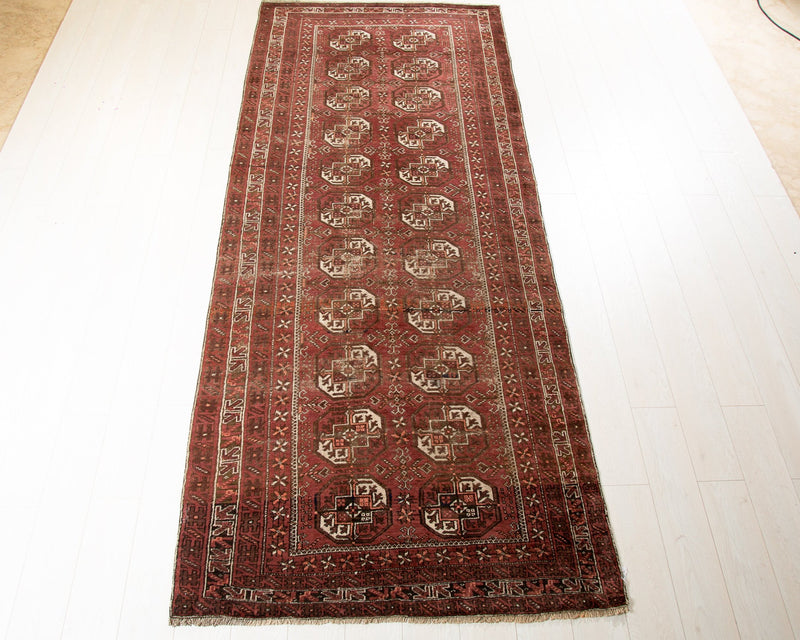 9' 10" x 3' 11" Excellent Hand-Knotted Collectible Antique Runner Rug - Yasi & Fara 