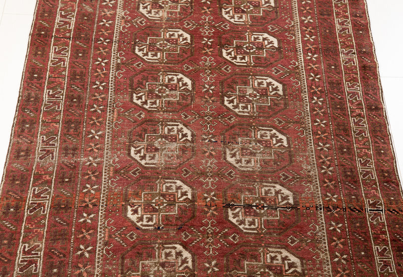 9' 10" x 3' 11" Excellent Hand-Knotted Collectible Antique Runner Rug - Yasi & Fara 