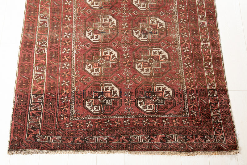 9' 10" x 3' 11" Excellent Hand-Knotted Collectible Antique Runner Rug - Yasi & Fara 