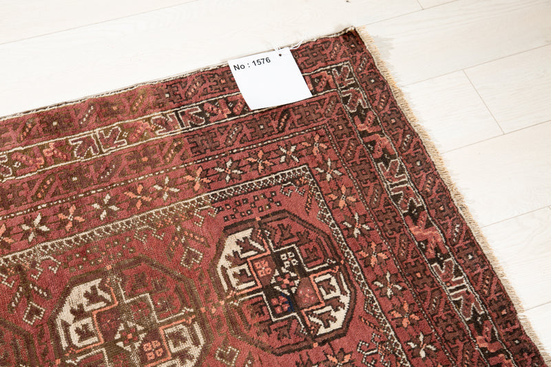 9' 10" x 3' 11" Excellent Hand-Knotted Collectible Antique Runner Rug - Yasi & Fara 