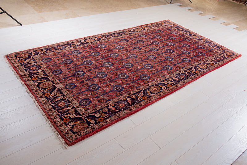 9' 9" x 5' 1" Excellent Hand-Knotted Collectible Soft Vintage Tribal Rug - Yasi & Fara 