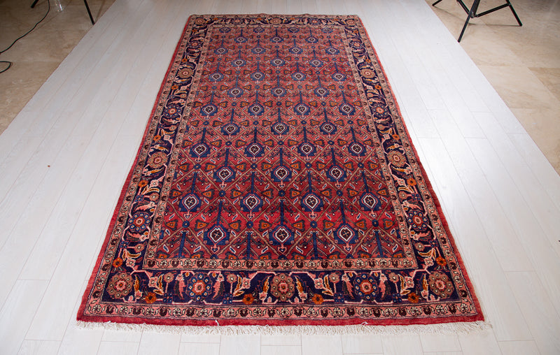 9' 9" x 5' 1" Excellent Hand-Knotted Collectible Soft Vintage Tribal Rug - Yasi & Fara 
