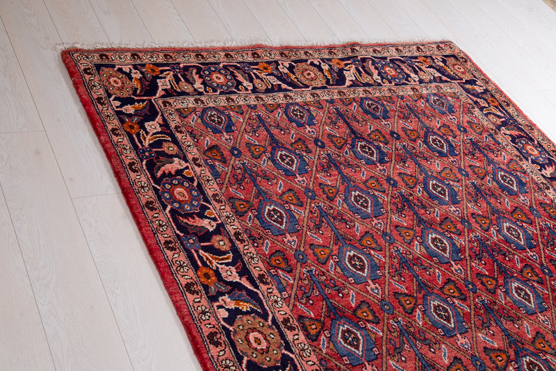 9' 9" x 5' 1" Excellent Hand-Knotted Collectible Soft Vintage Tribal Rug - Yasi & Fara 