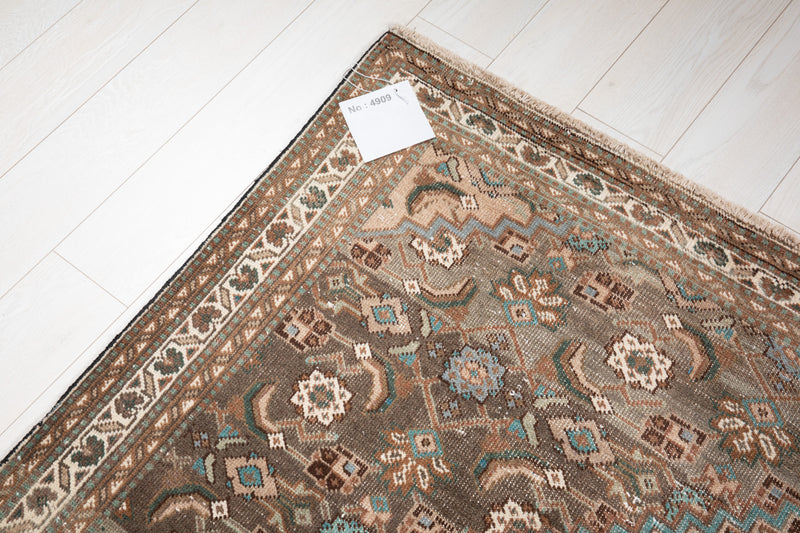 10' x 6' 3" Excellent Hand-Knotted Antique Faded Area Rug - Yasi & Fara 