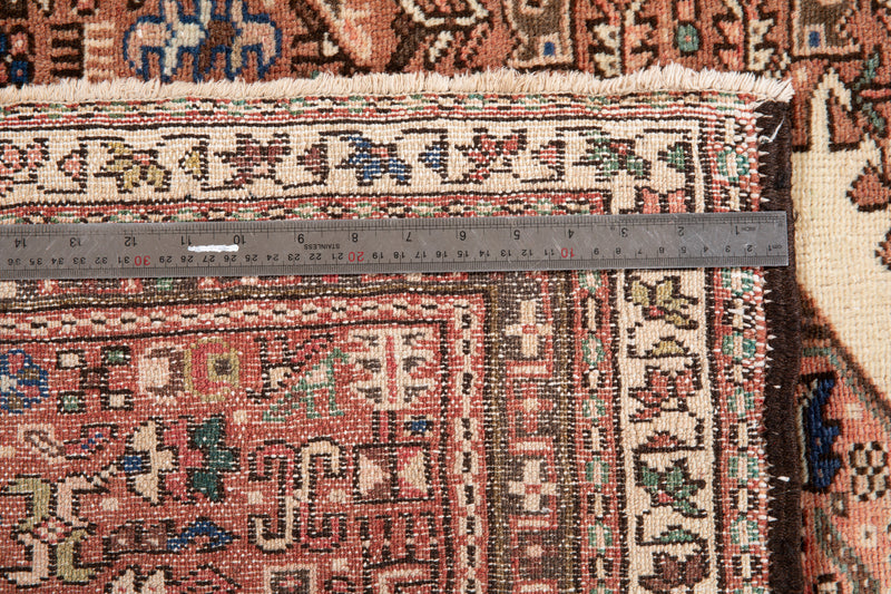 4' 9" x 3' 6" Excellent Hand-Knotted Vintage Collectible Tribal Rug - Yasi & Fara 