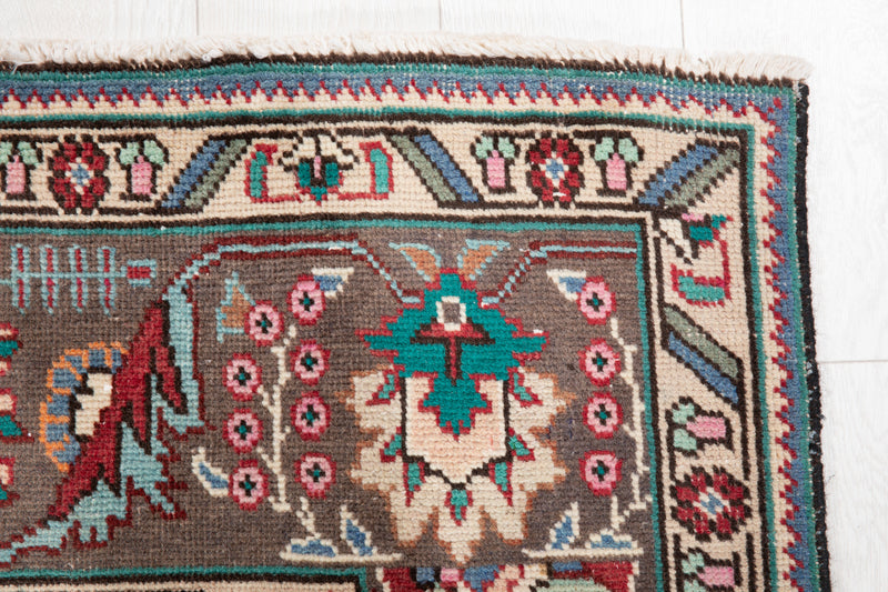 9' 10" x 6' 6" Excellent Hand-Knotted Antique Collectible Area Rug - Yasi & Fara 