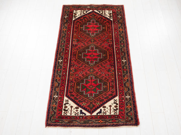 6' 10" x 3' 3" Excellent Hand-Knotted Vintage Tribal Rug - Yasi & Fara 