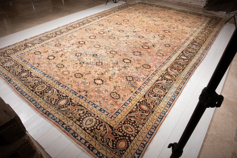 16' 8" x 10' 2" Excellent Hand-Knotted Collectible Antique Large Area Rug - Yasi & Fara 