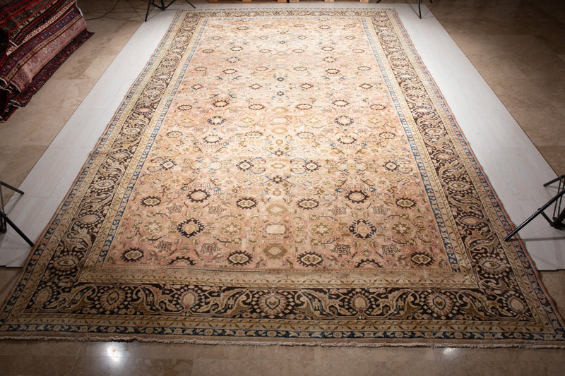 16' 8" x 10' 2" Excellent Hand-Knotted Collectible Antique Large Area Rug - Yasi & Fara 