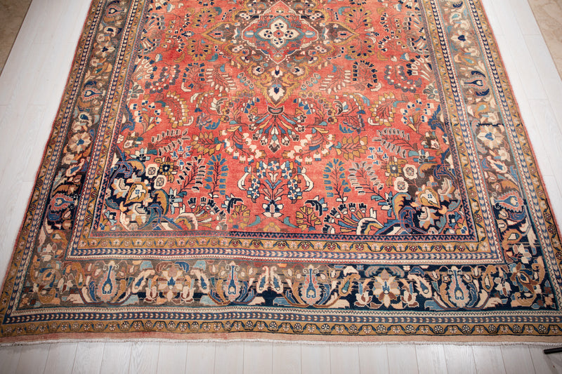 14' 4" x 10' 6" Excellent Hand-Knotted Collectible Antique Tribal Rug - Yasi & Fara 