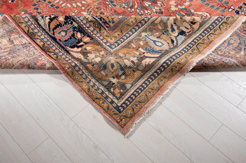 14' 4" x 10' 6" Excellent Hand-Knotted Collectible Antique Tribal Rug - Yasi & Fara 