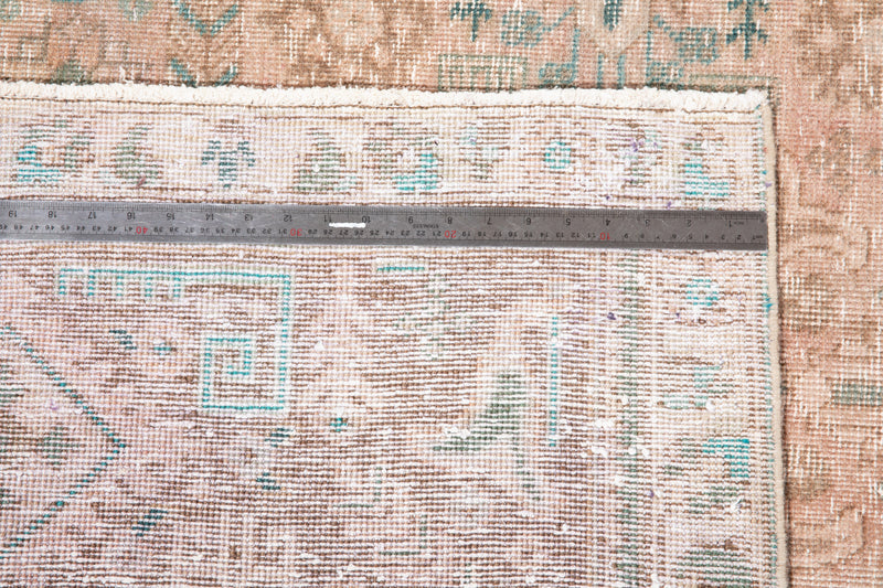 12' 5" x 9' 4" Excellent Hand-Knotted Antique Faded Large Area Rug - Yasi & Fara 