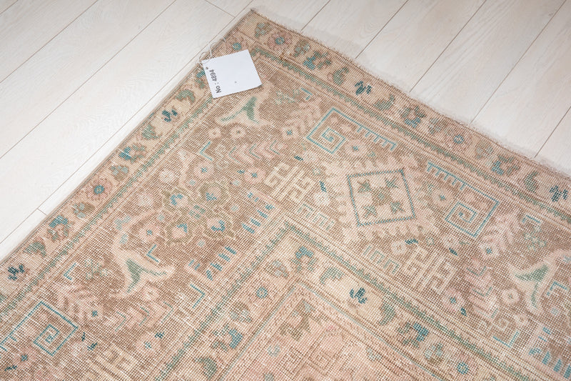 12' 5" x 9' 4" Excellent Hand-Knotted Antique Faded Large Area Rug - Yasi & Fara 