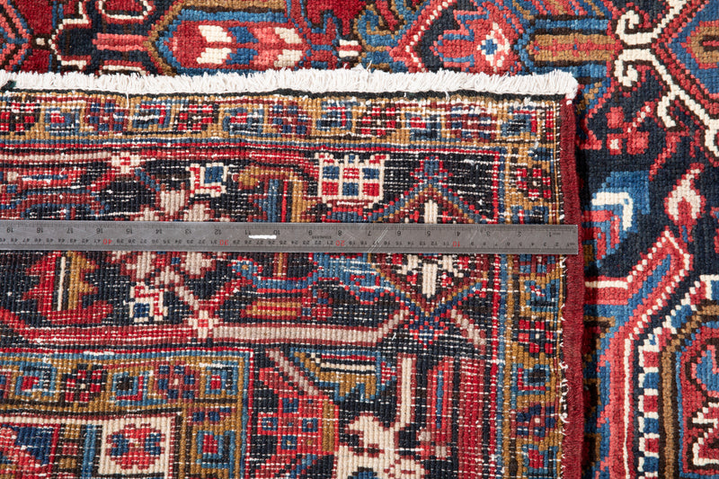 9' 5" x 7' Excellent Hand-Knotted Vintage Tribal Rug - Yasi & Fara 