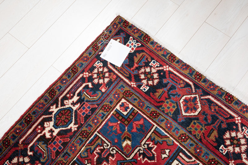 9' 5" x 7' Excellent Hand-Knotted Vintage Tribal Rug - Yasi & Fara 
