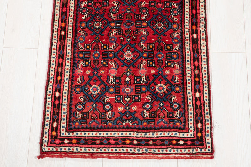 6' 3" x 2' 2" Excellent Hand-Knotted Vintage Small Tribal Runner Rug - Yasi & Fara 