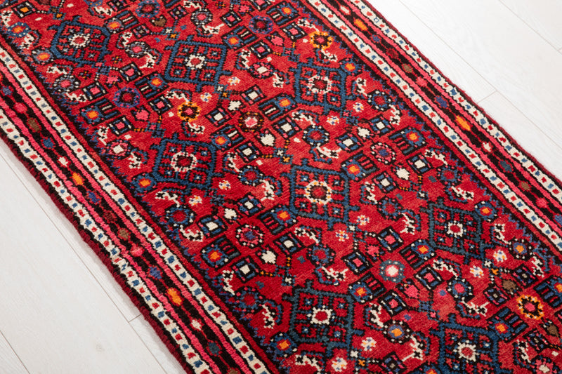 6' 3" x 2' 2" Excellent Hand-Knotted Vintage Small Tribal Runner Rug - Yasi & Fara 