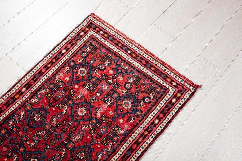6' 3" x 2' 2" Excellent Hand-Knotted Vintage Small Tribal Runner Rug - Yasi & Fara 