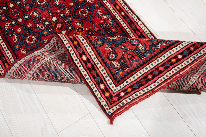 6' 3" x 2' 2" Excellent Hand-Knotted Vintage Small Tribal Runner Rug - Yasi & Fara 