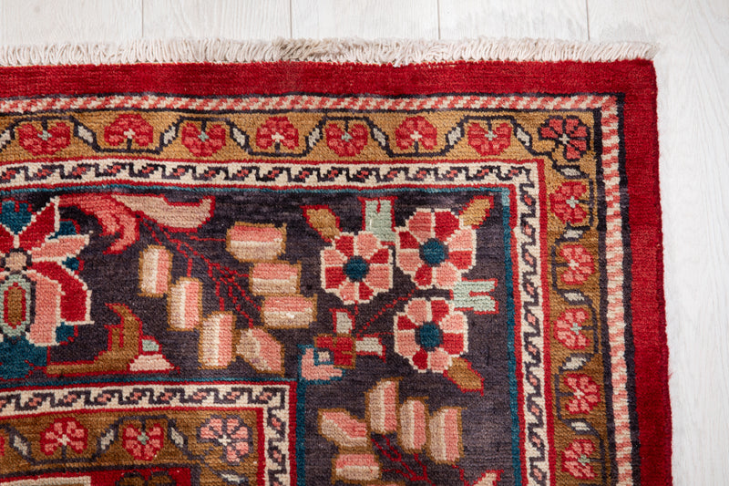 11' 7" x 9' 6" Excellent Hand-Knotted Collectible Vintage Area Rug - Yasi & Fara 