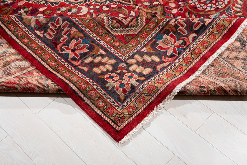 11' 7" x 9' 6" Excellent Hand-Knotted Collectible Vintage Area Rug - Yasi & Fara 