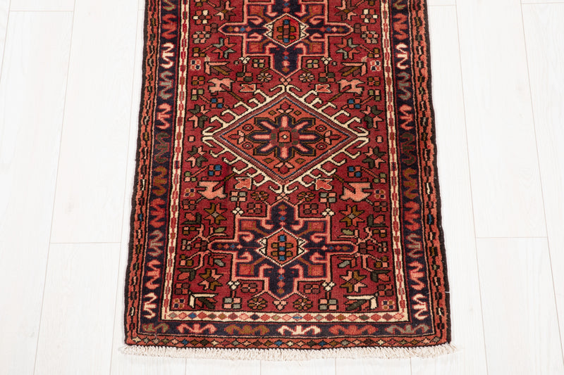 6' 7" x 2' 1" Excellent Hand-Knotted Vintage Small Tribal Runner Rug - Yasi & Fara 