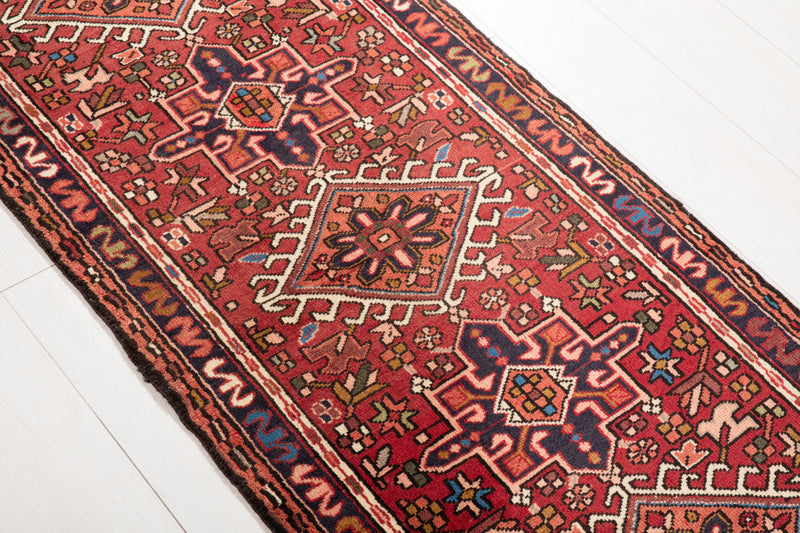 6' 7" x 2' 1" Excellent Hand-Knotted Vintage Small Tribal Runner Rug - Yasi & Fara 
