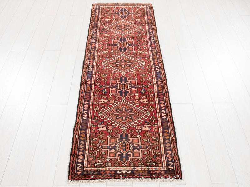 6' 7" x 2' 1" Excellent Hand-Knotted Vintage Small Tribal Runner Rug - Yasi & Fara 