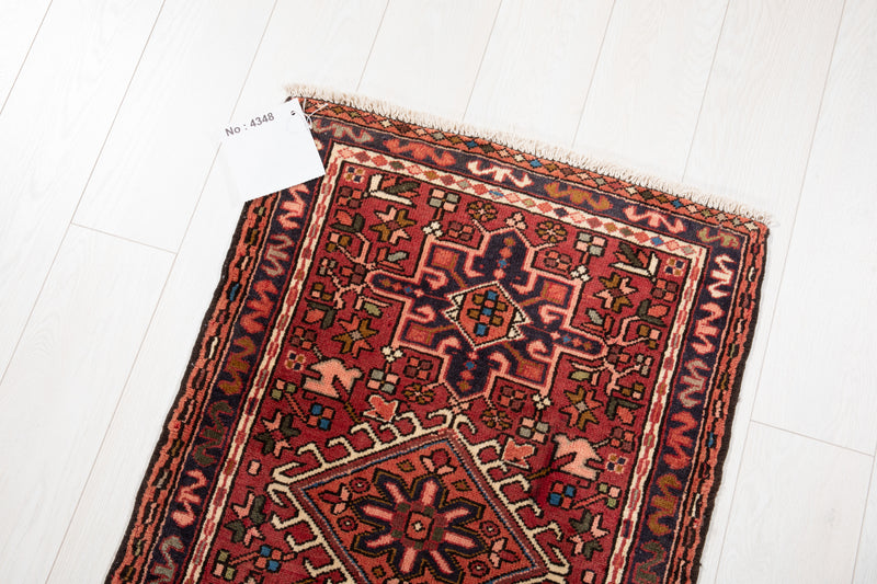 6' 7" x 2' 1" Excellent Hand-Knotted Vintage Small Tribal Runner Rug - Yasi & Fara 